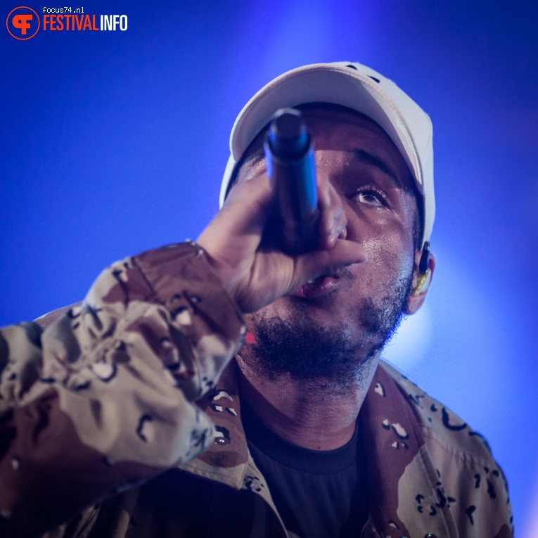 Anderson .Paak & The Free Nationals op Lowlands 2016 - Zondag foto
