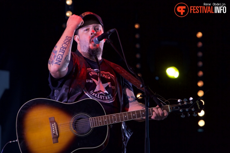 Bob Wayne op Bluesrock Tegelen 2016 foto