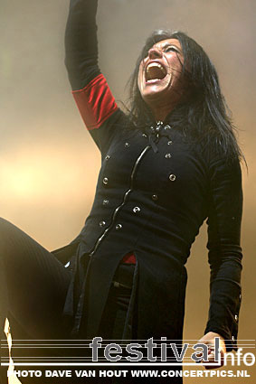 Lacuna Coil op Lowlands 2007 foto