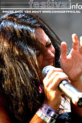 Lacuna Coil op Lowlands 2007 foto