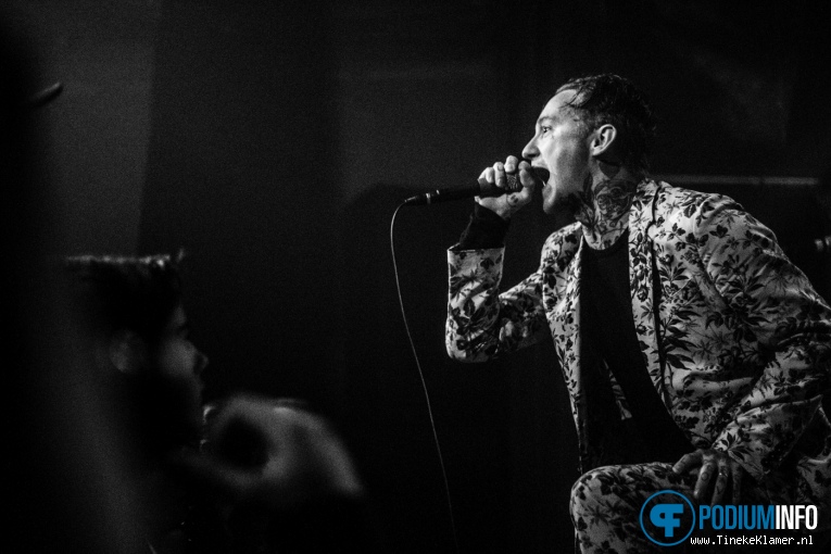 Frank Carter & The Rattlesnakes op Frank Carter & The Rattlesnakes - 23/10 - Podium Asteriks foto