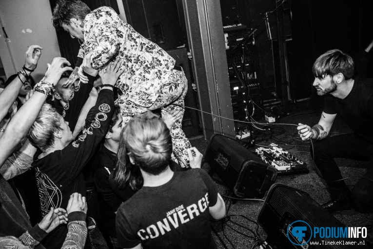 Frank Carter & The Rattlesnakes op Frank Carter & The Rattlesnakes - 23/10 - Podium Asteriks foto