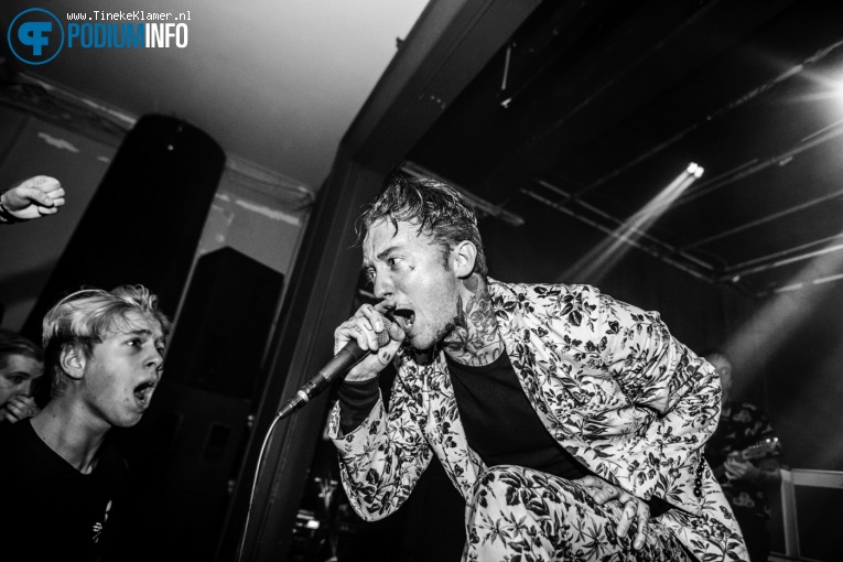 Frank Carter & The Rattlesnakes op Frank Carter & The Rattlesnakes - 23/10 - Podium Asteriks foto