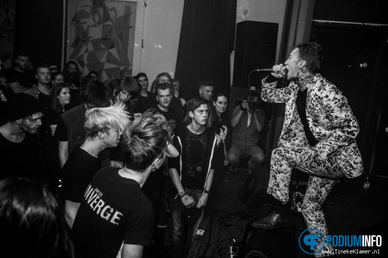 Frank Carter & The Rattlesnakes op Frank Carter & The Rattlesnakes - 23/10 - Podium Asteriks foto