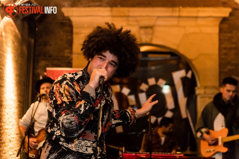 Rilan & The Bombardiers op Popronde Leiden 2016 foto