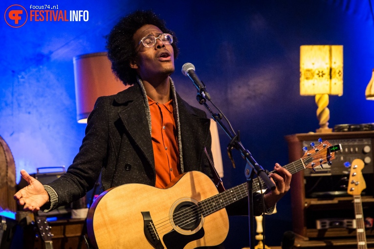 Foto Jeangu Macrooy op Eurosonic Noorderslag 2017 - Vrijdag