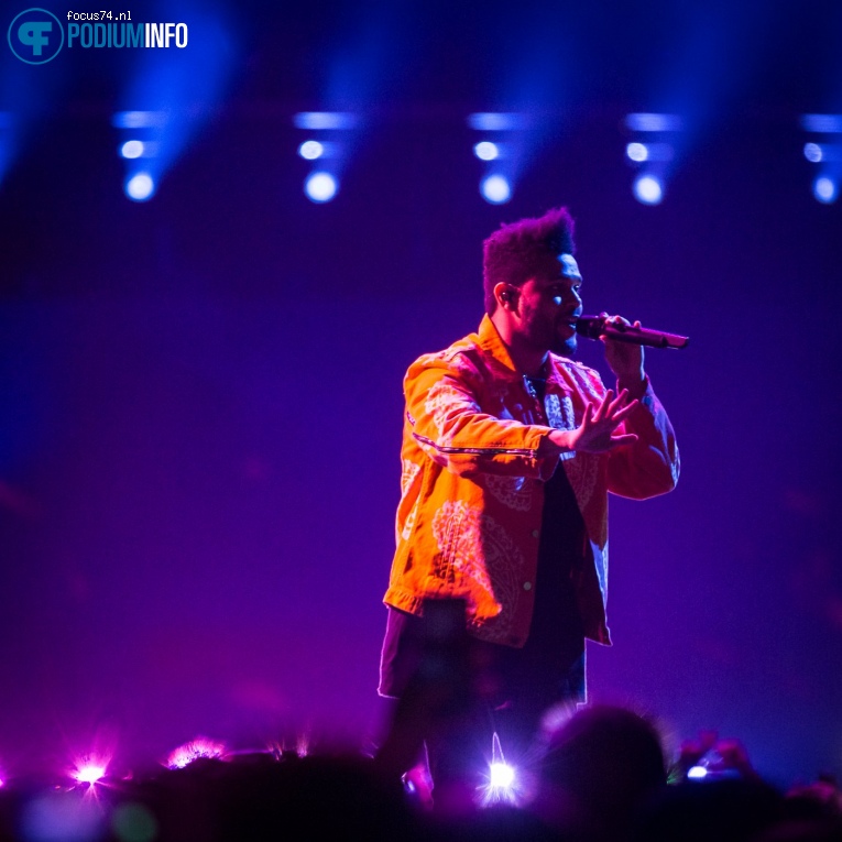 The Weeknd op The Weeknd - 24 februari 2017 - Ziggo Dome foto