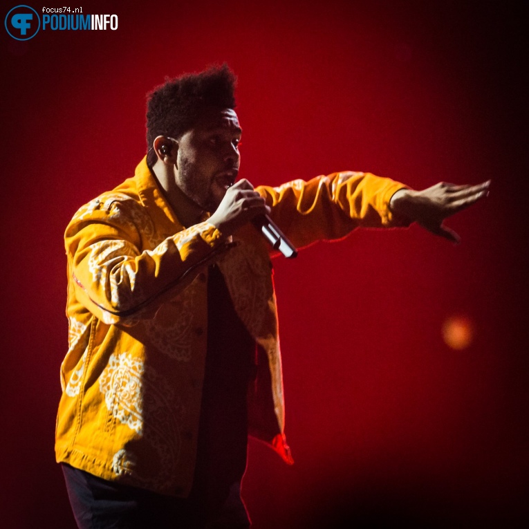 The Weeknd op The Weeknd - 24 februari 2017 - Ziggo Dome foto