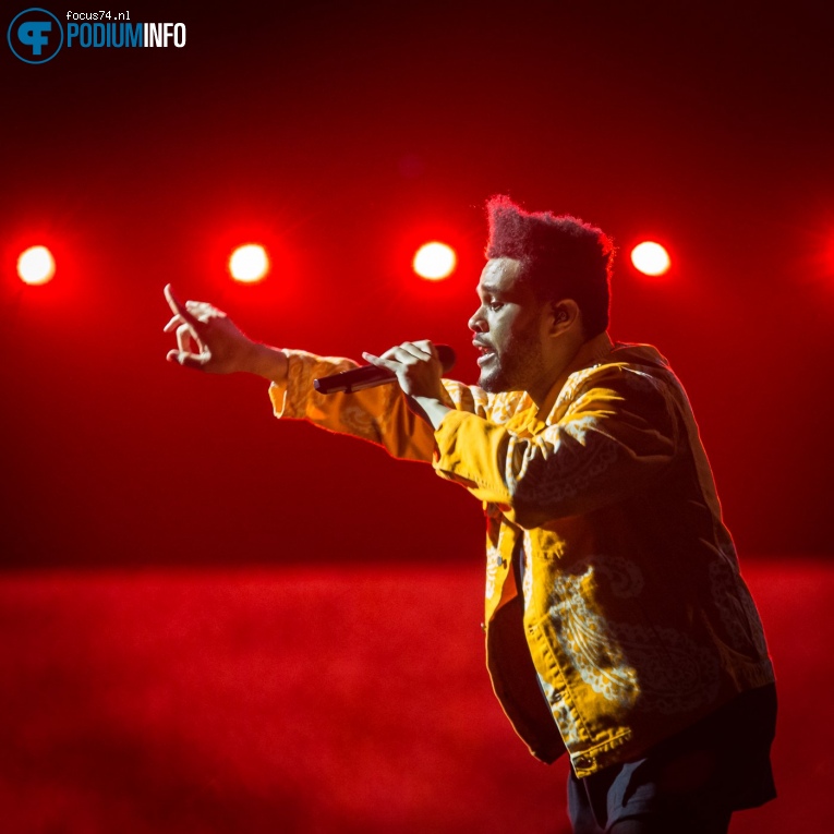 The Weeknd op The Weeknd - 24 februari 2017 - Ziggo Dome foto