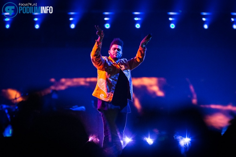 The Weeknd op The Weeknd - 24 februari 2017 - Ziggo Dome foto