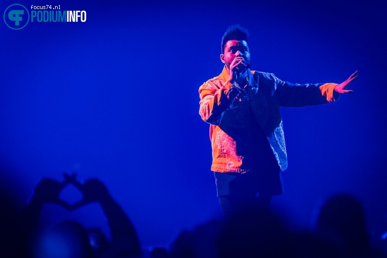 The Weeknd op The Weeknd - 24 februari 2017 - Ziggo Dome foto
