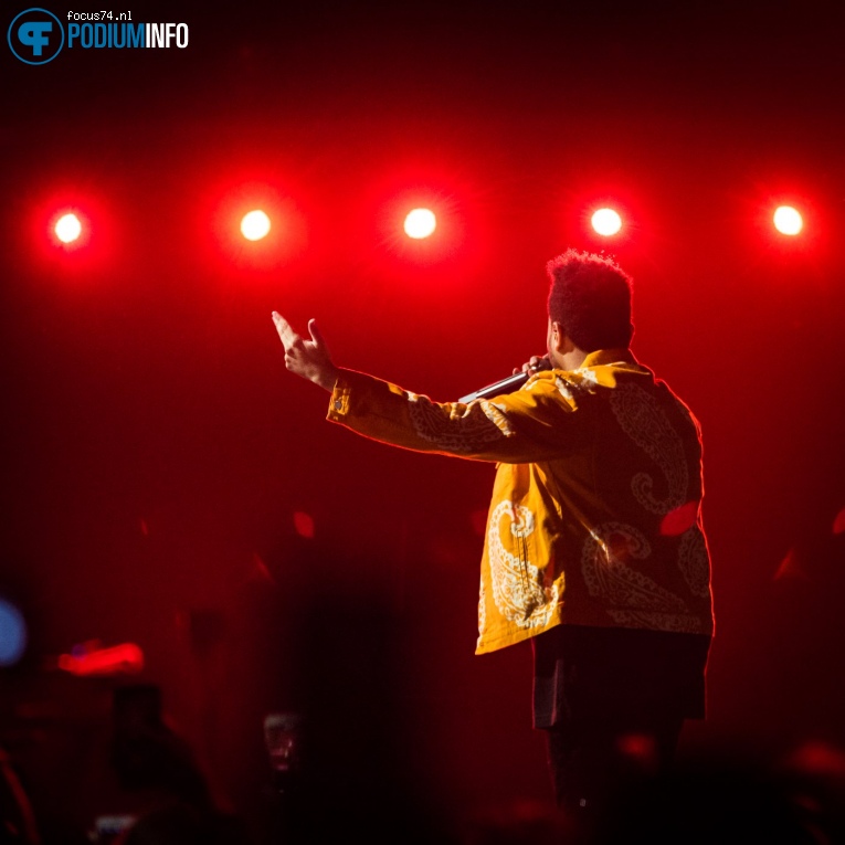 The Weeknd op The Weeknd - 24 februari 2017 - Ziggo Dome foto