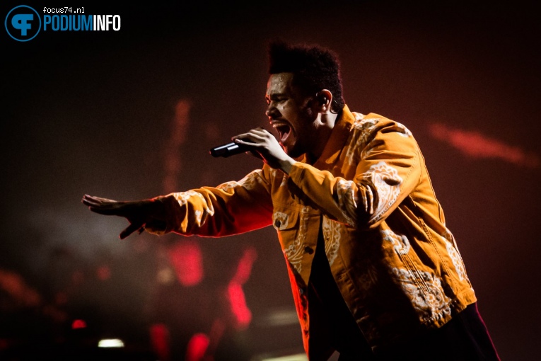 The Weeknd op The Weeknd - 24 februari 2017 - Ziggo Dome foto