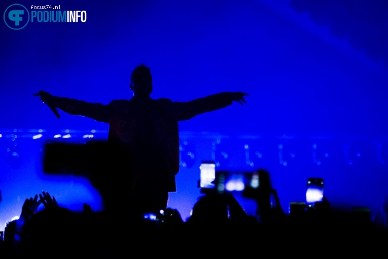The Weeknd op The Weeknd - 24 februari 2017 - Ziggo Dome foto