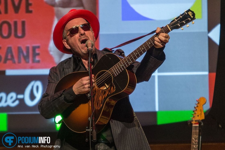 Elvis Costello op Elvis Costello - 08/03 - Koninklijk Theater Carré foto