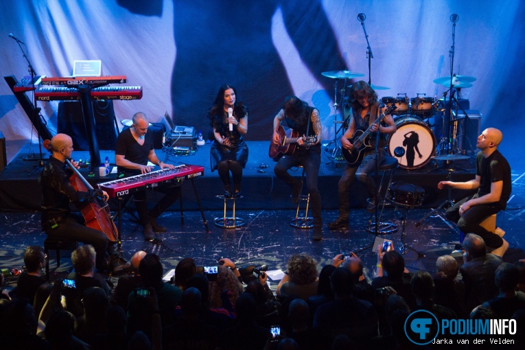 Tarja Turunen op Tarja Turunen - 13/03 - Cacaofabriek foto