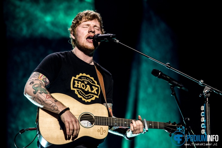 Ed Sheeran op Ed Sheeran - 03/04 - Ziggodome foto