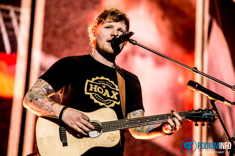 Ed Sheeran op Ed Sheeran - 03/04 - Ziggodome foto