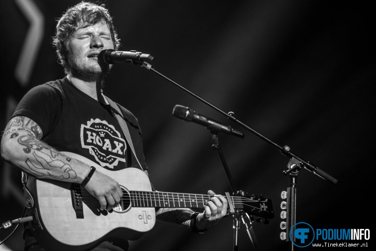 Ed Sheeran op Ed Sheeran - 03/04 - Ziggodome foto