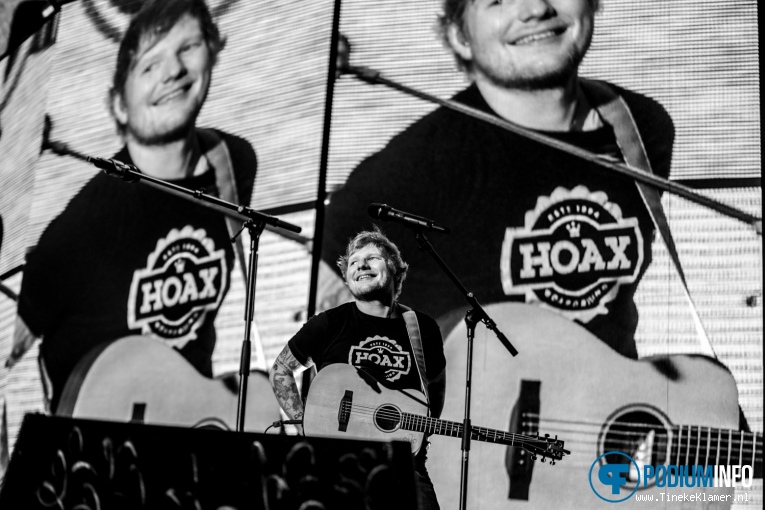 Ed Sheeran op Ed Sheeran - 03/04 - Ziggodome foto