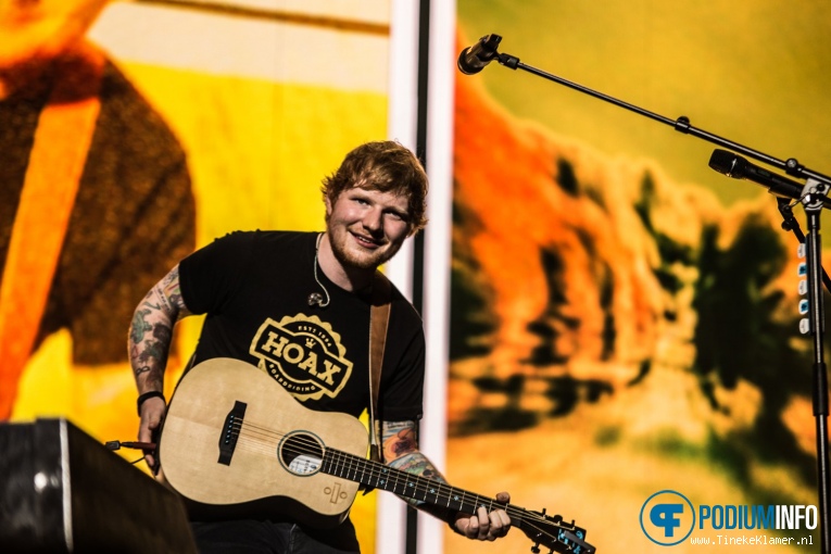 Ed Sheeran op Ed Sheeran - 03/04 - Ziggodome foto