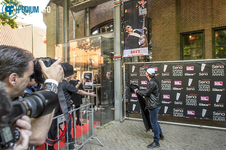 Joe Bonamassa op Sena Performers European Guitar Award - 21/05 - Gebouw T foto