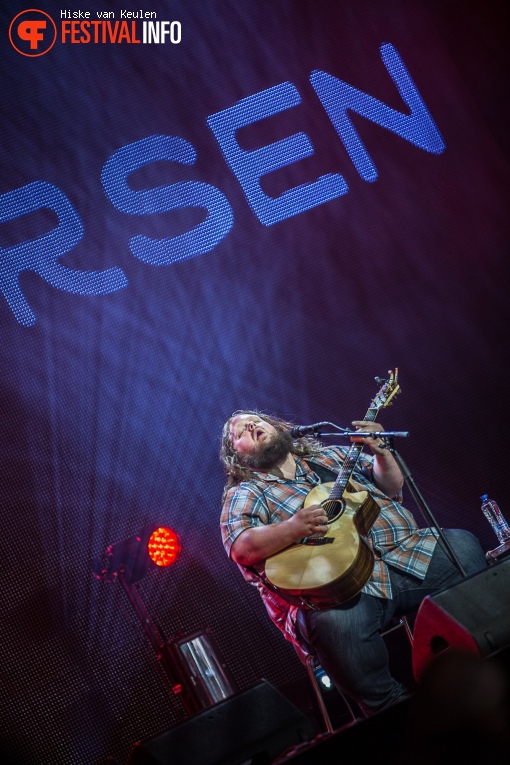 Matt Andersen op Ribs & Blues 2017 foto