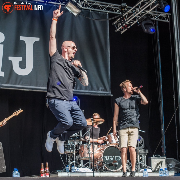 Diggy Dex op Live at Wantij 2017 foto