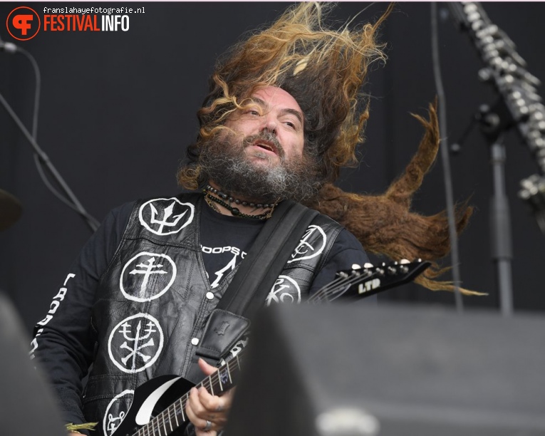 Max & Igor Cavalera op Graspop Metal Meeting 2017 foto