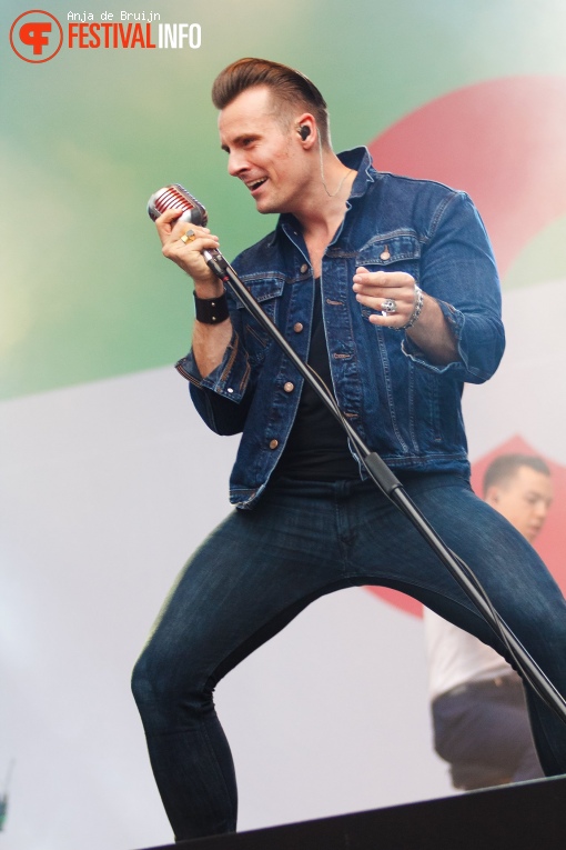 The Baseballs op Parkpop 2017 foto