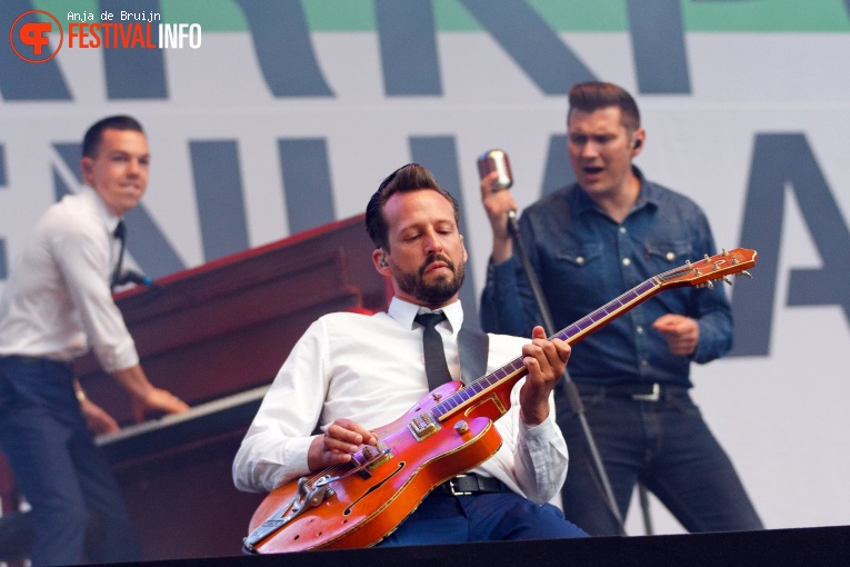 The Baseballs op Parkpop 2017 foto