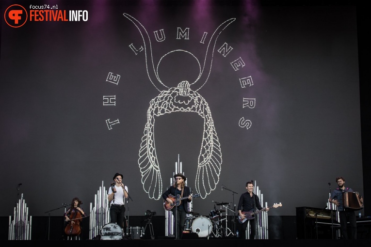 The Lumineers op Rock Werchter 2017 Zondag foto