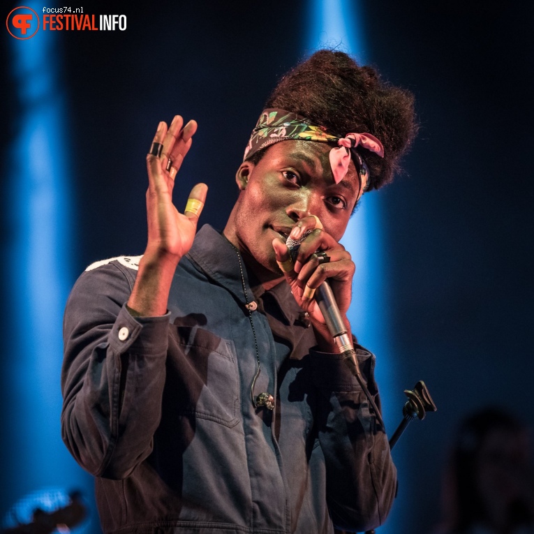 Benjamin Clementine op Rock Werchter 2017 Zondag foto