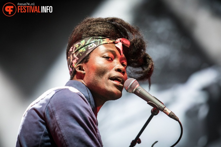 Benjamin Clementine op Rock Werchter 2017 Zondag foto