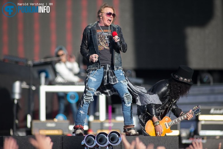 Guns N' Roses op Guns N' Roses - 12/07 - Goffertpark foto