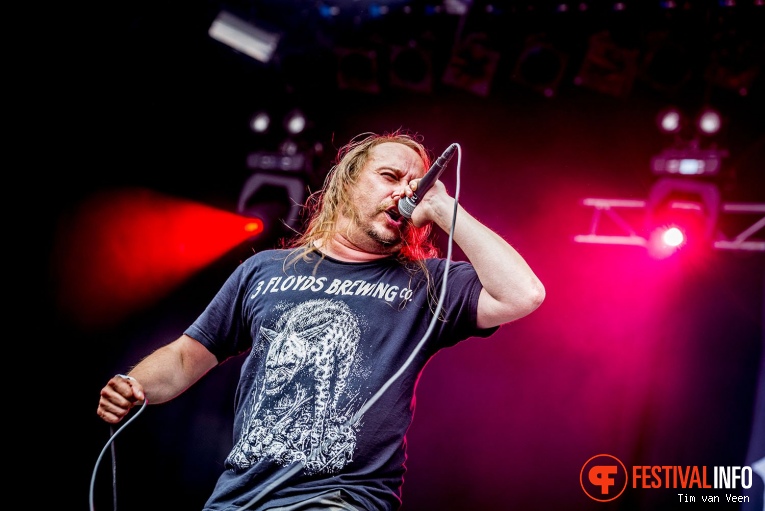 Foto Entombed AD op Dynamo Metalfest 2017
