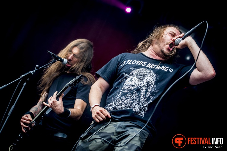 Foto Entombed AD op Dynamo Metalfest 2017