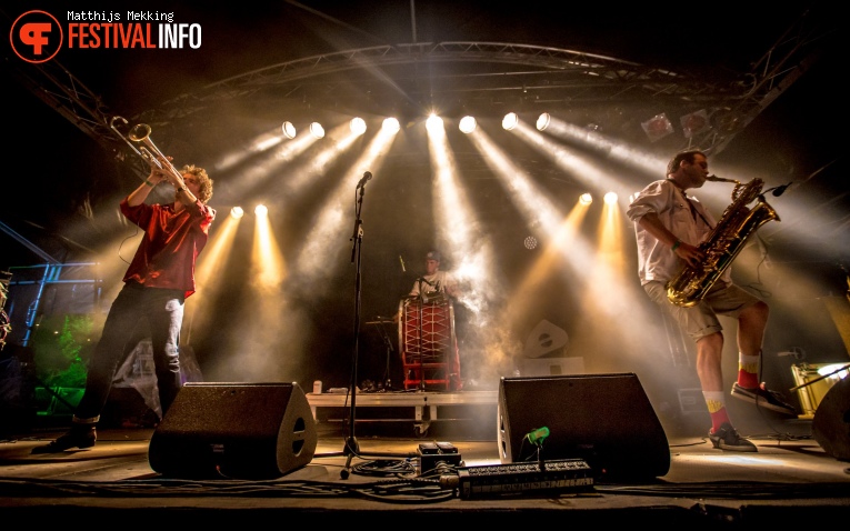 Brass Rave Unit op Valkhof Festival 2017 foto