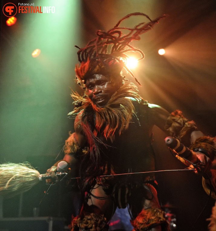 King Ayisoba op Welcome To The Village 2017 - Zaterdag foto