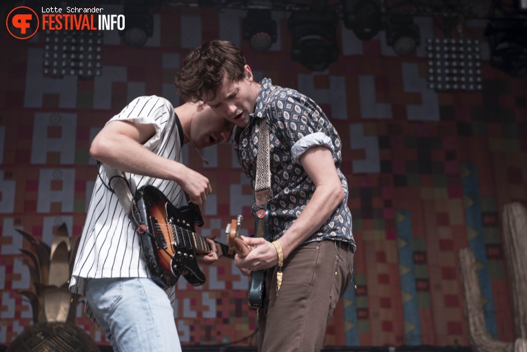 Glass Animals op Lollapalooza Paris 2017 foto