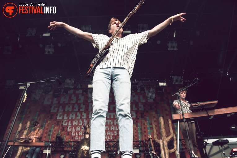 Glass Animals op Lollapalooza Paris 2017 foto