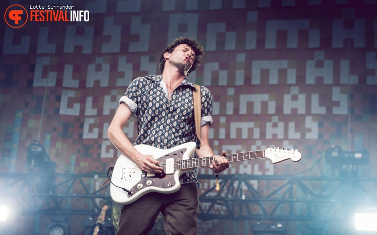 Glass Animals op Lollapalooza Paris 2017 foto