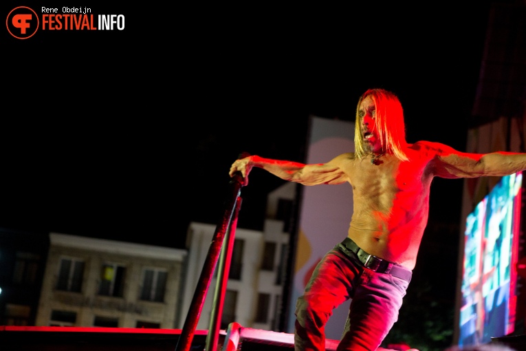 Iggy Pop op Suikerrock 2017 foto