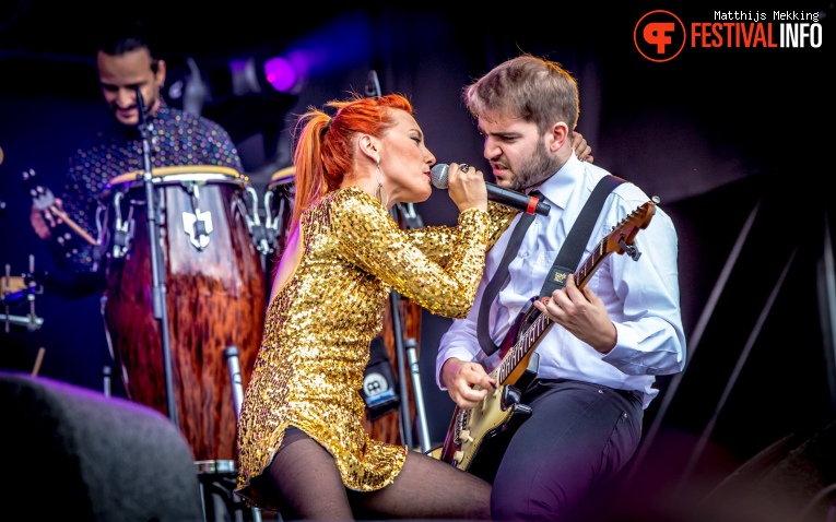 Marta Ren & the Groovelvets op Zomerparkfeest 2017 - Zondag foto
