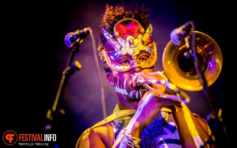 Golden Dawn Arkestra op Zomerparkfeest 2017 - Zondag foto