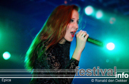 Epica op Aalst Rockt 2003 foto