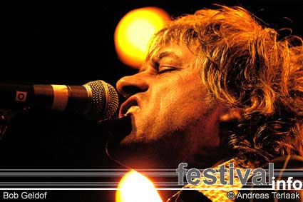 Bob Geldof op Crossing Border 2003 foto