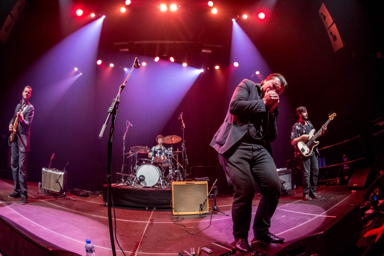 Foto Giles Robson op Ramblin' Roots 2017
