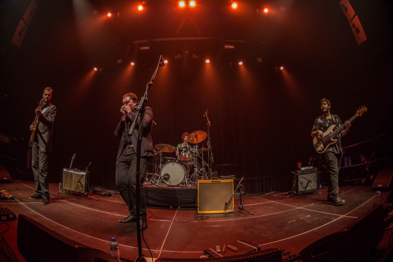Foto Giles Robson op Ramblin' Roots 2017