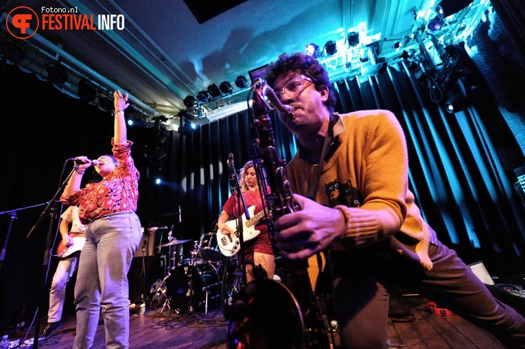 Downtown Boys op London Calling #2 2017 - Vrijdag foto